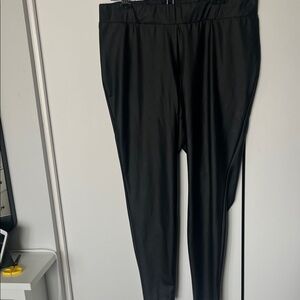 torrid Black Faux Leather Leggings
